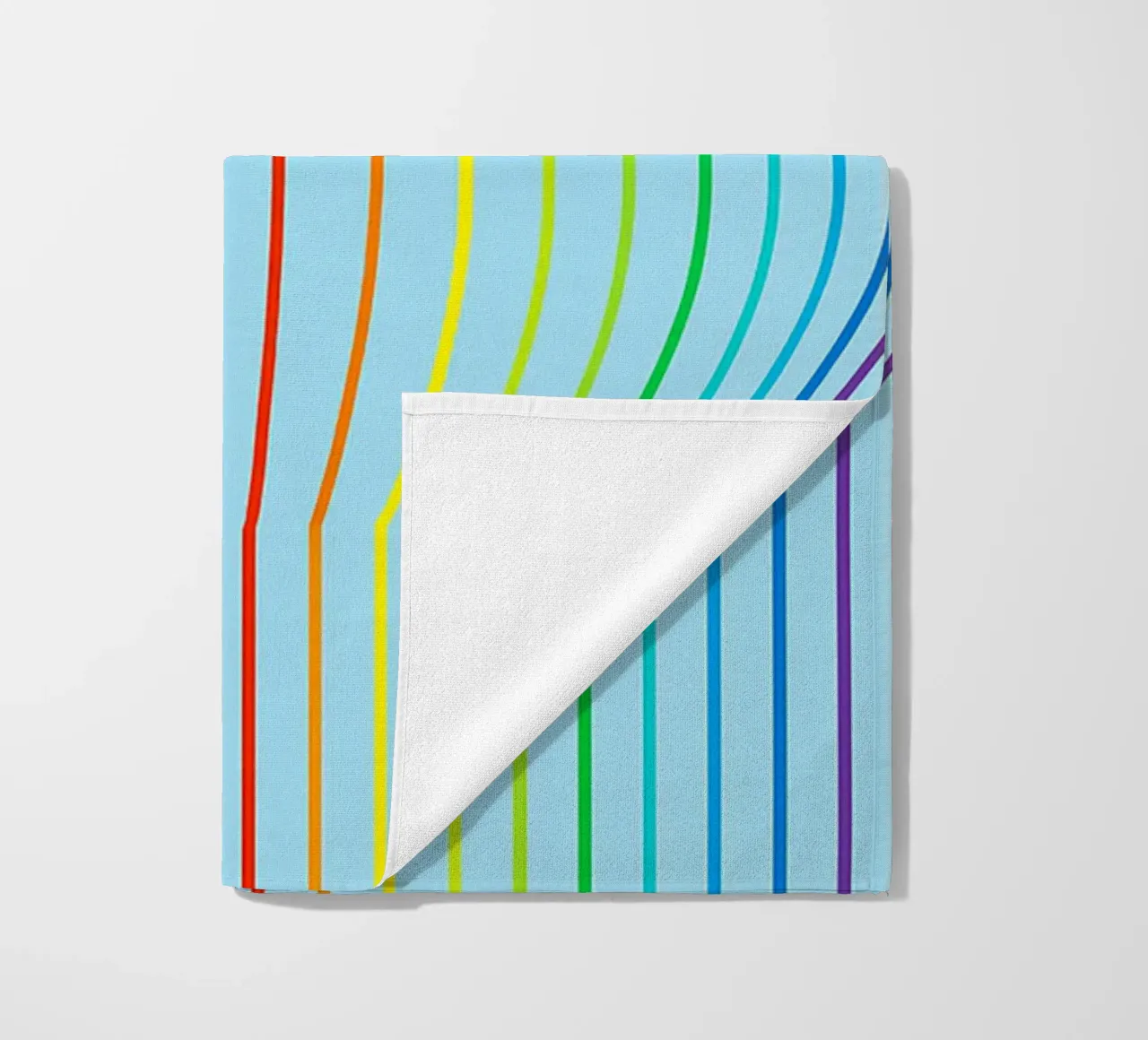 abstract convex line vector beach towel by oneway