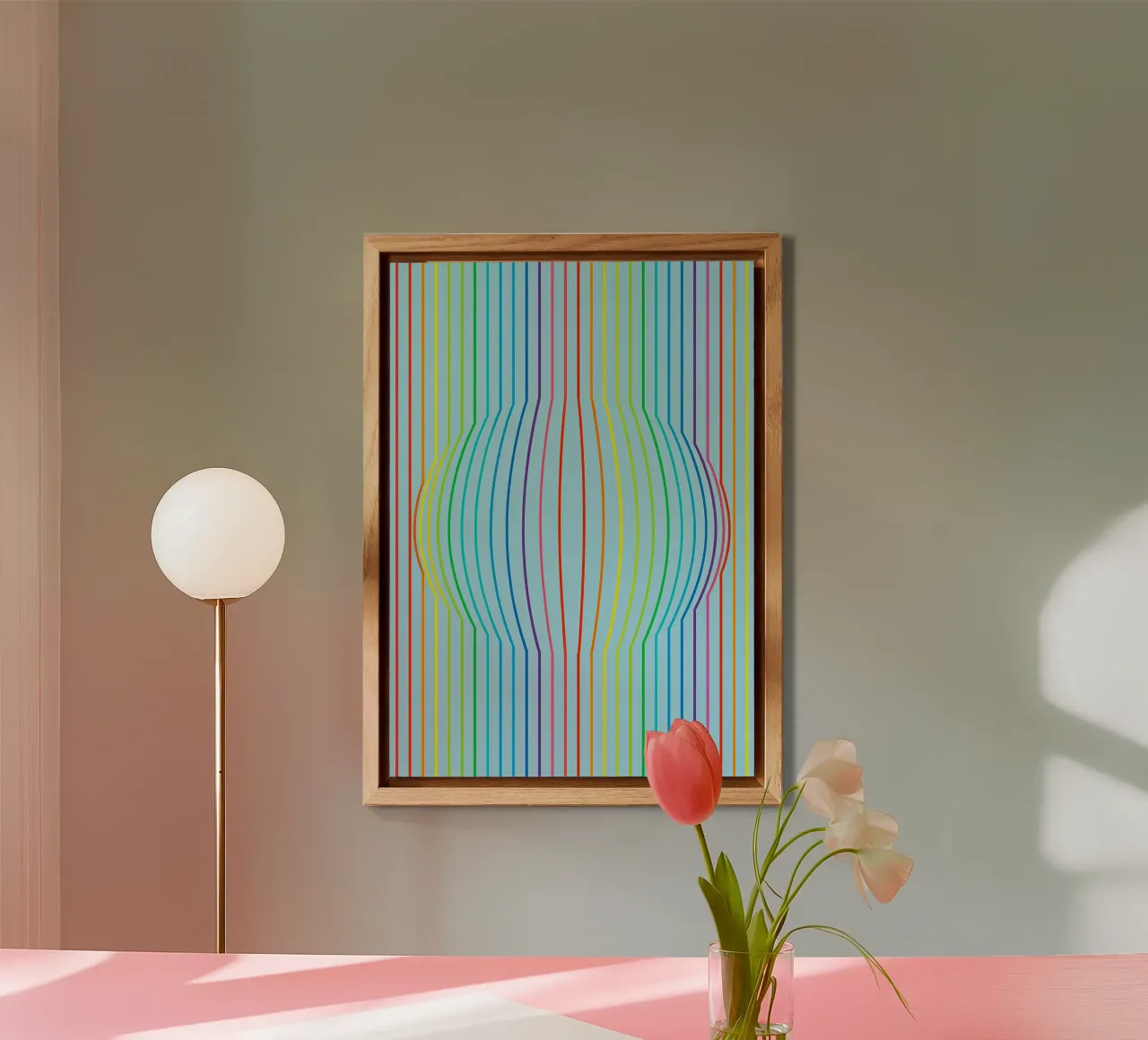 abstract convex line vector alu-dibond by oneway