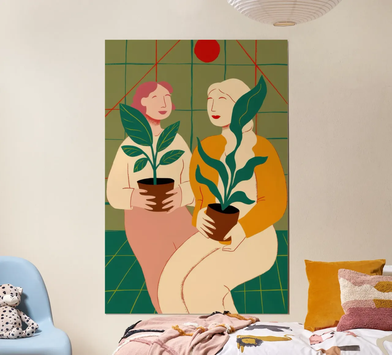 Plant Lady Embrace poster by Pale Aura
