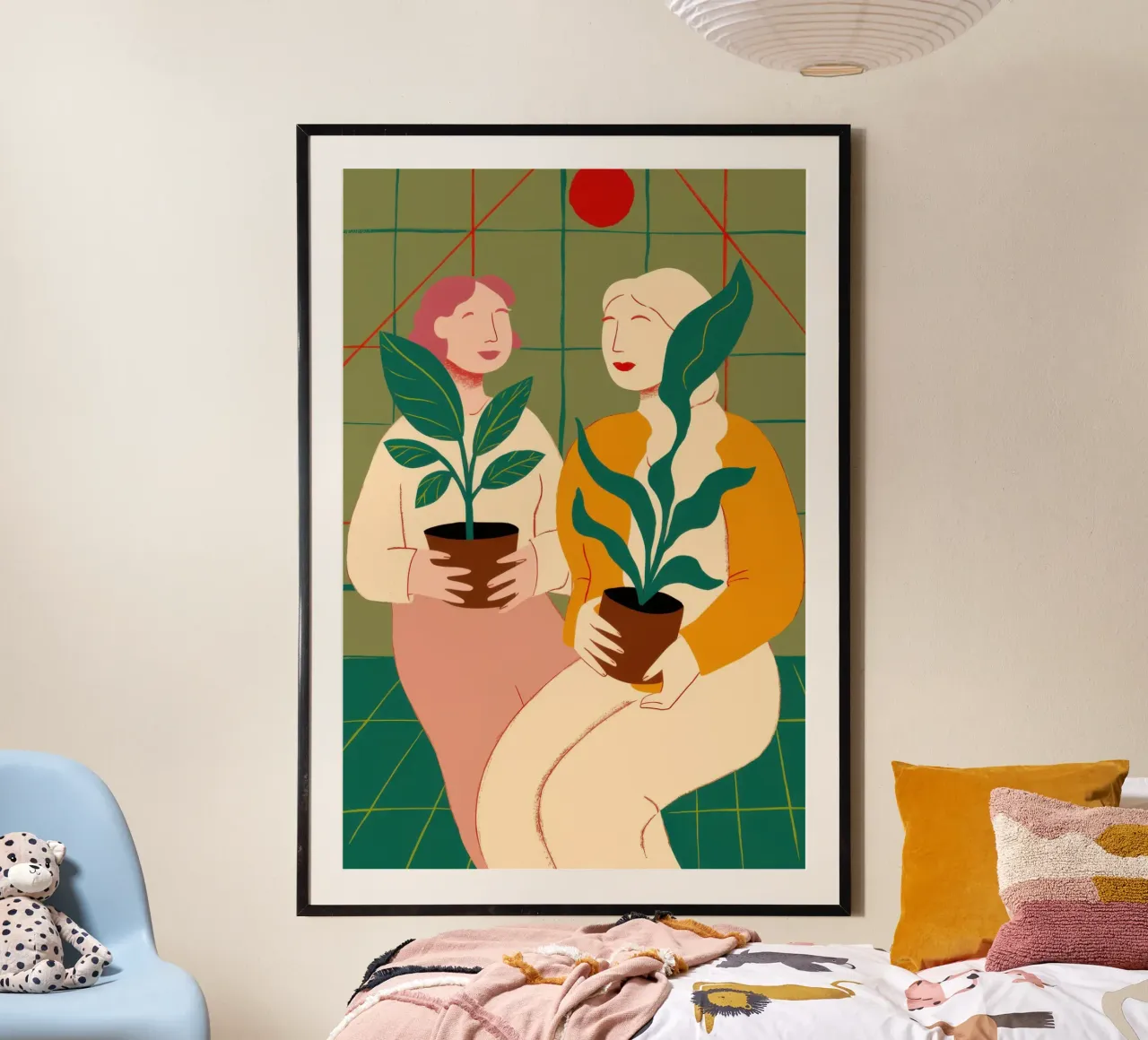 Plant Lady Embrace poster by Pale Aura