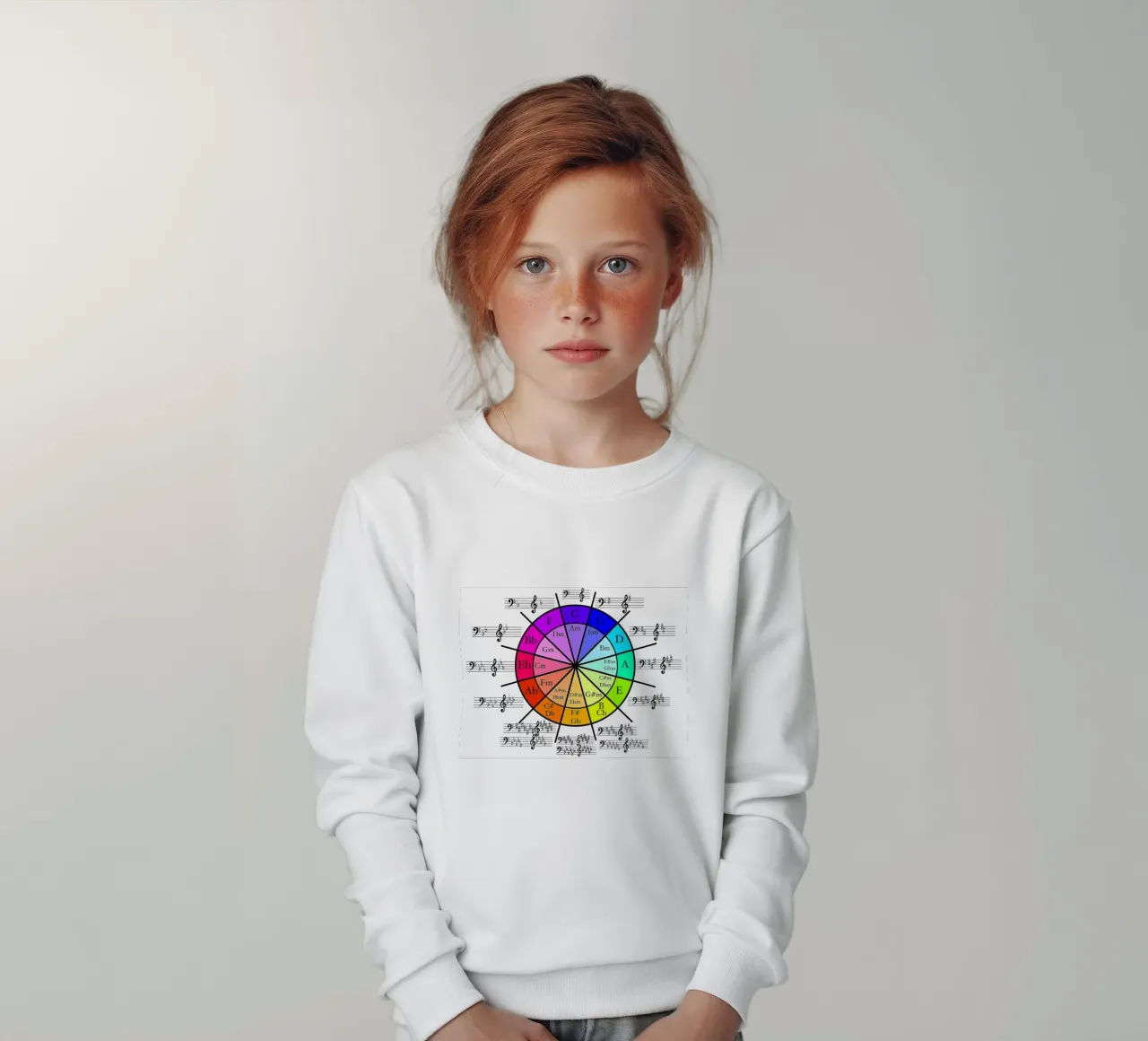 Círculo de Quintos, Círculo de Cuartos sudadera para niño de musicaltools
