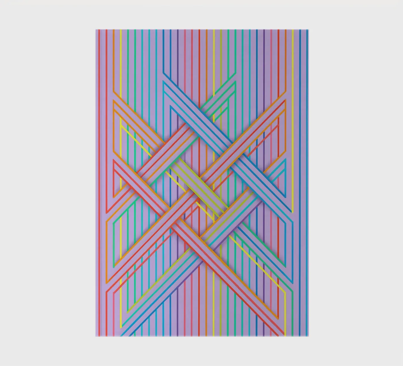 abstract cross line vector Notizbuch von oneway