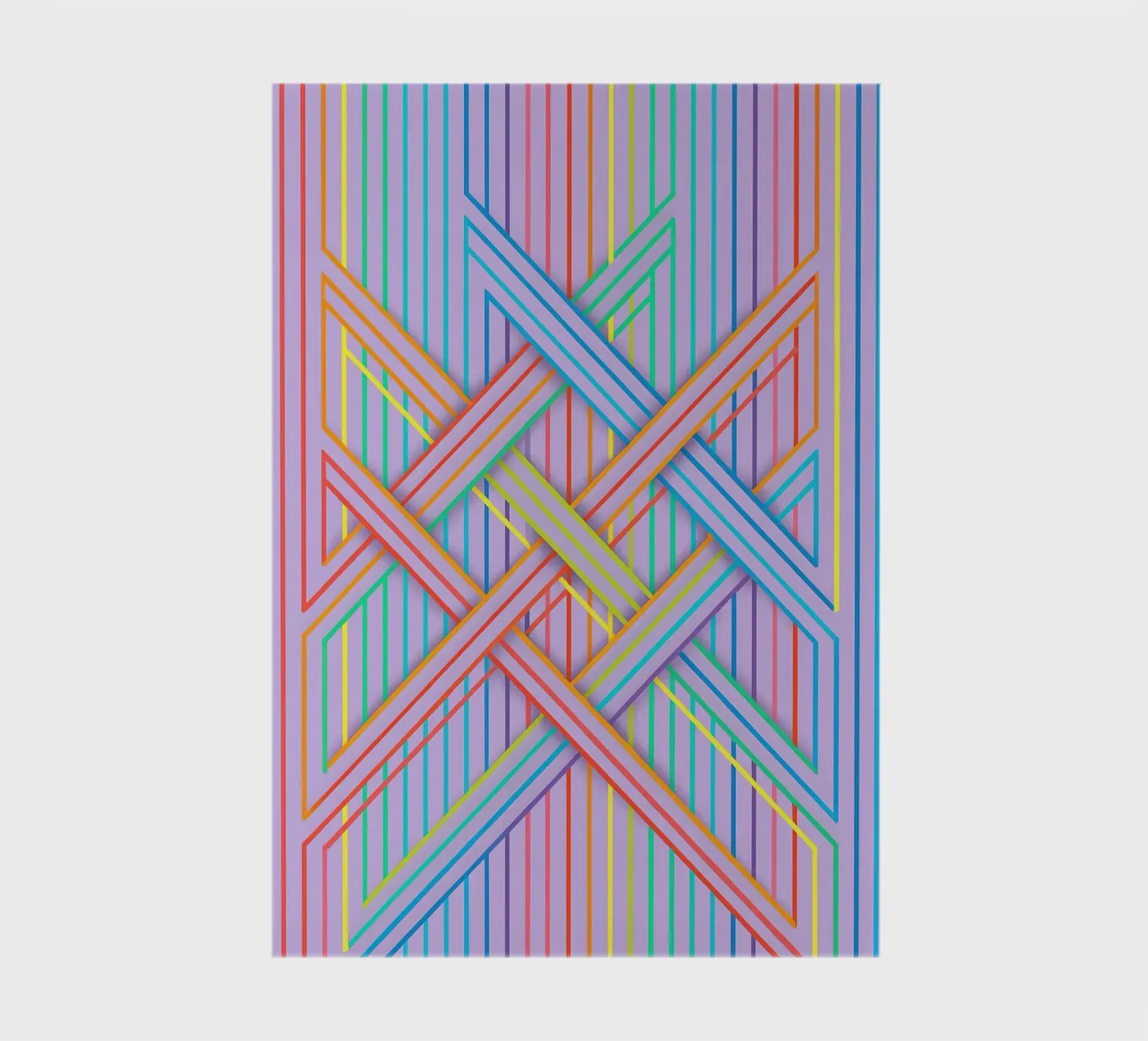 abstract cross line vector Notizbuch von oneway