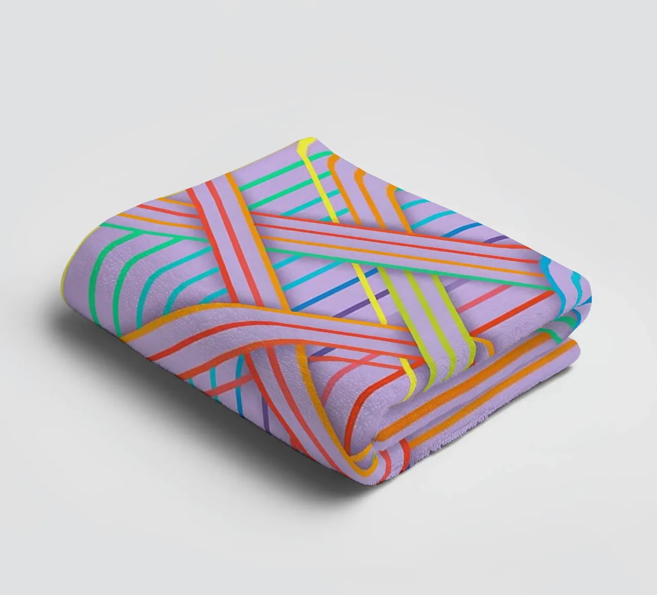 abstract cross line vector towel by oneway