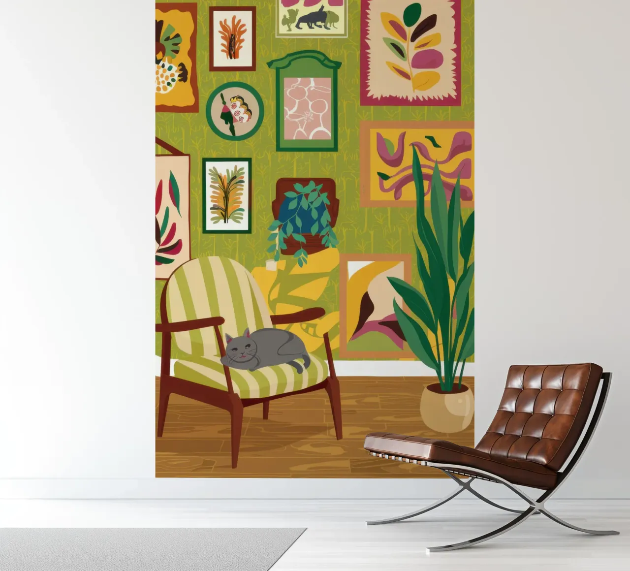 Cat Reading Nook photo wallpaper by Pale Aura