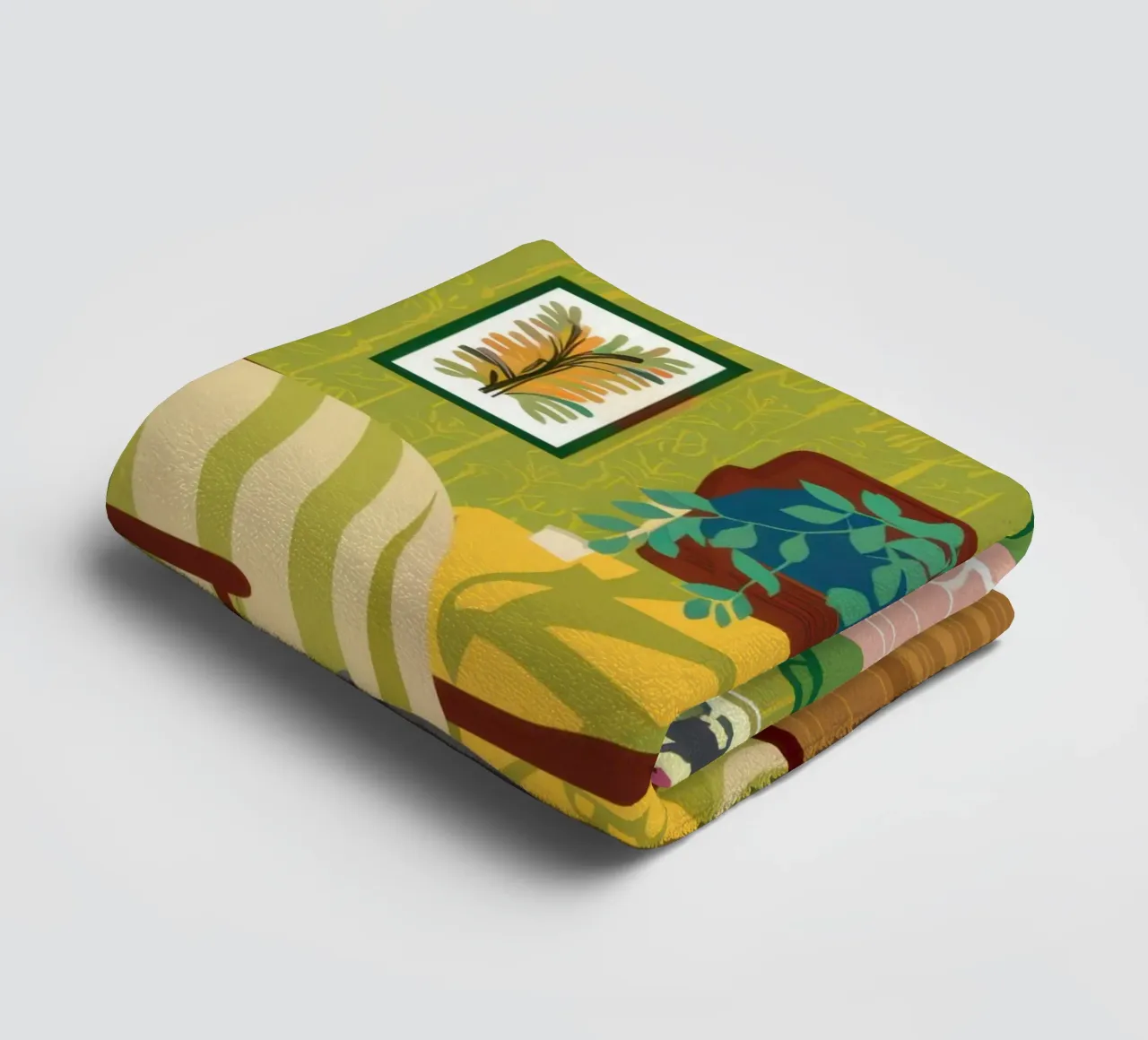 Coin lecture pour chat serviette de bain de Pale Aura