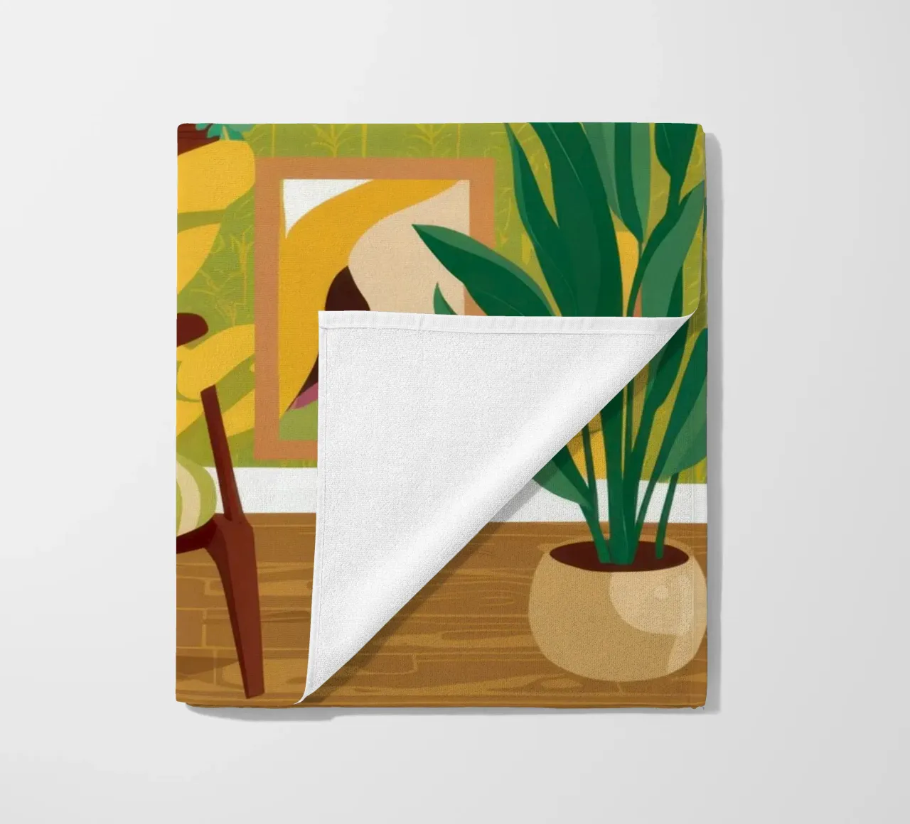 Cat Reading Nook beach towel by Pale Aura