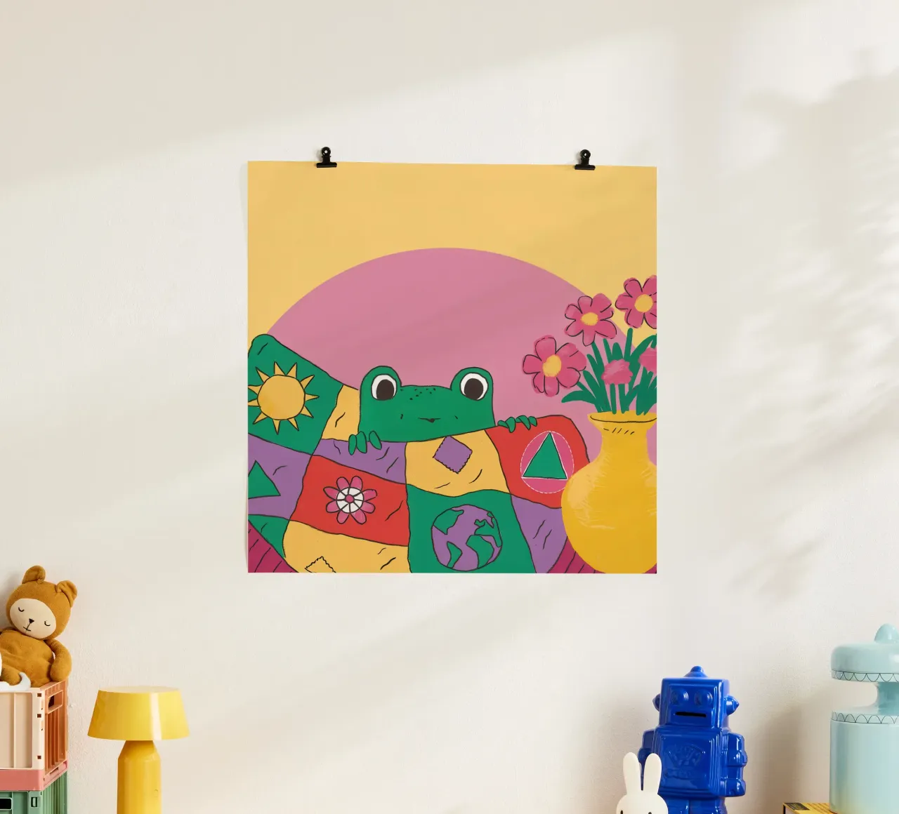 Frog Prince Teatime poster by Sentinel Glow