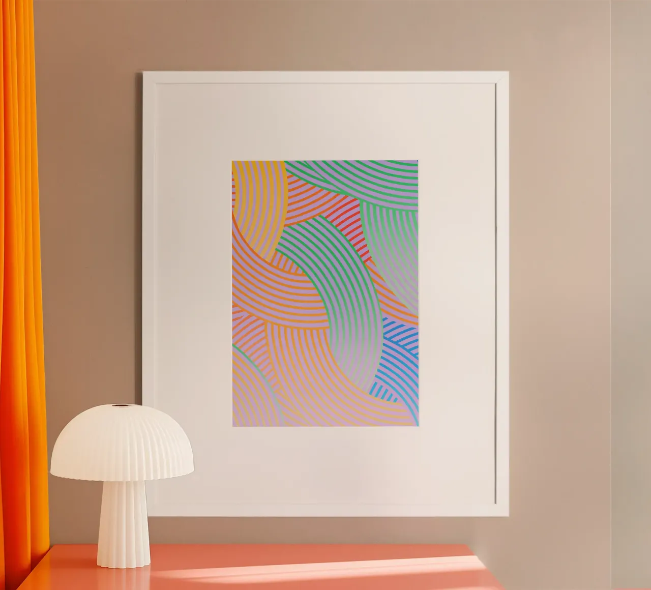 abstract curved line vector hahnemühle by oneway