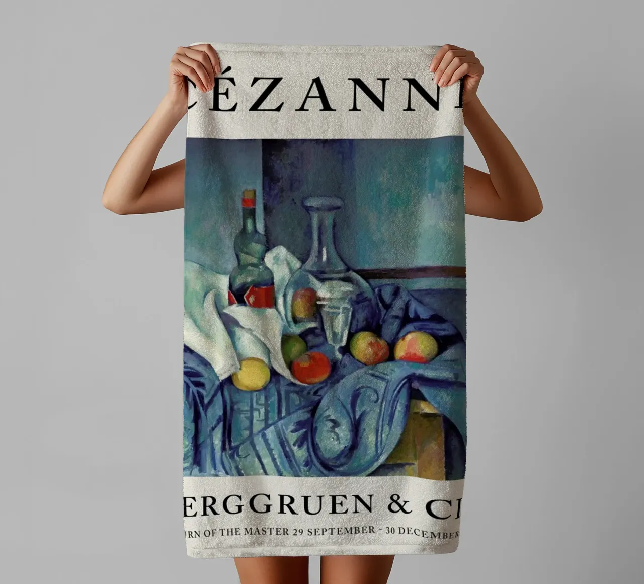Cézanne - The Peppermint Bottle, Berggruen asciugamano da bagno da Vintage by JUNIQE