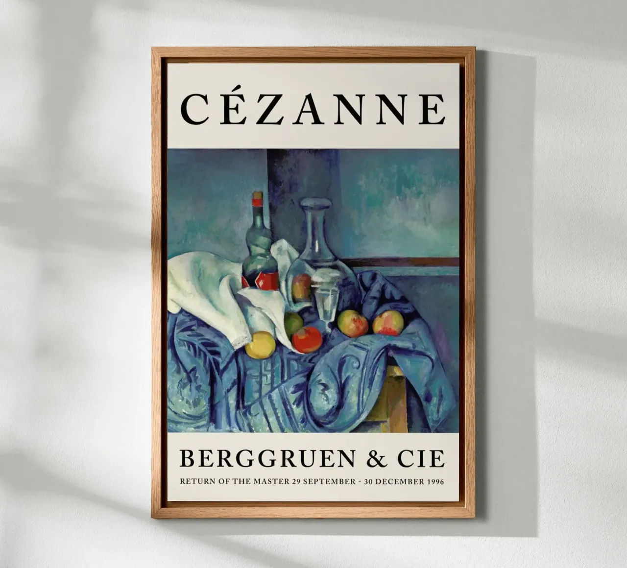 Cézanne - The Peppermint Bottle, Berggruen alluminio dibond da Vintage by JUNIQE
