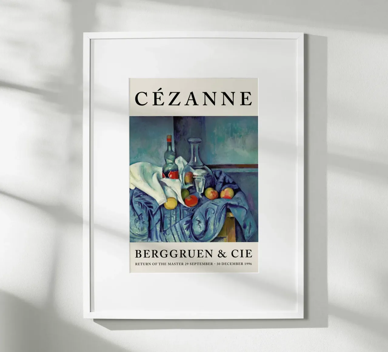 Cézanne - The Peppermint Bottle, Berggruen carta hahnemühle da Vintage by JUNIQE