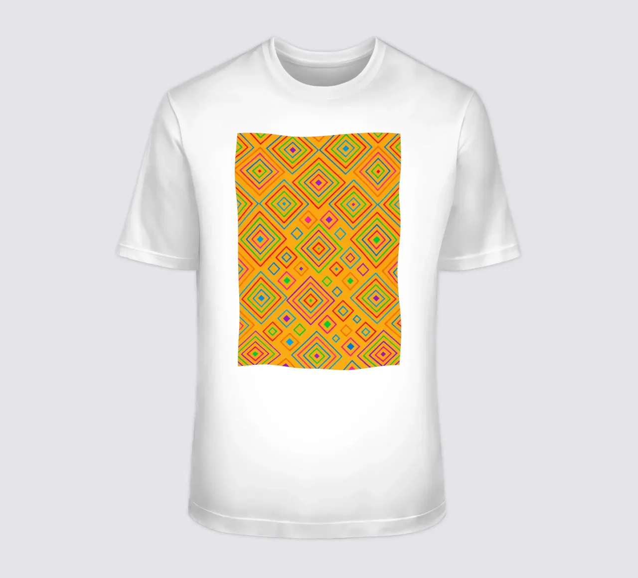 abstract diamond line vector t-shirt by oneway