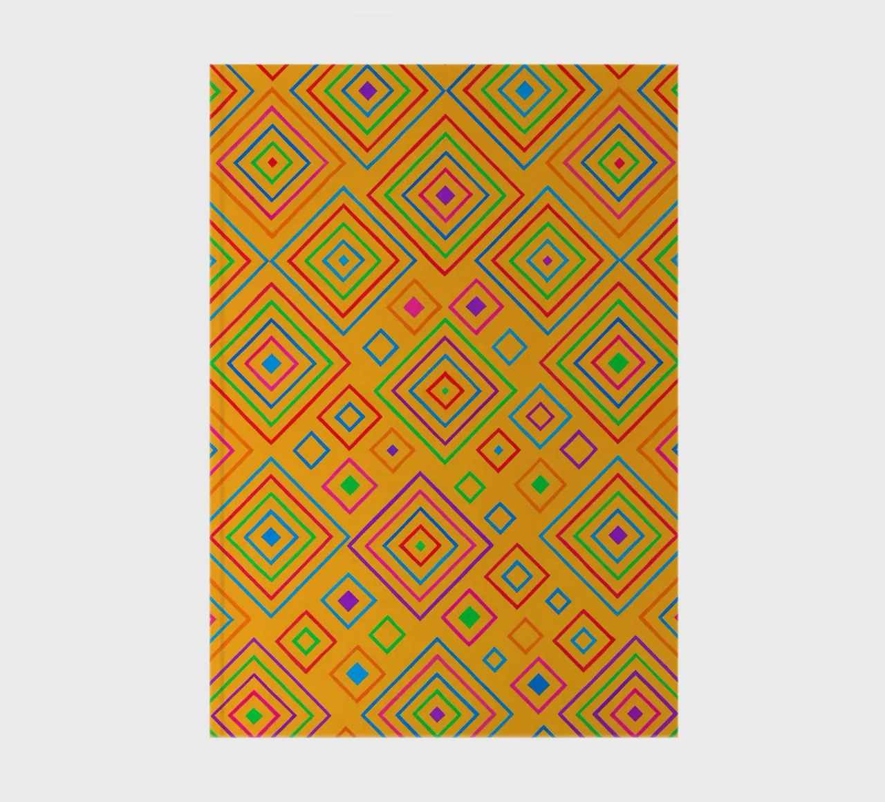 abstract diamond line vector notebook by oneway