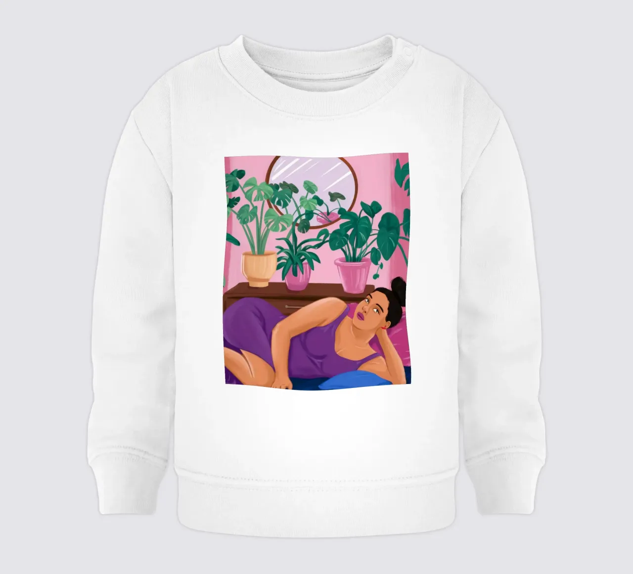 Scrivania floreale Stillness felpa neonato da Marigold Tiga