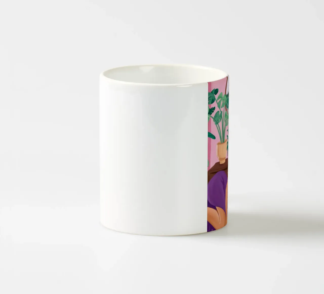 Scrivania floreale Stillness tazza in ceramica da Marigold Tiga