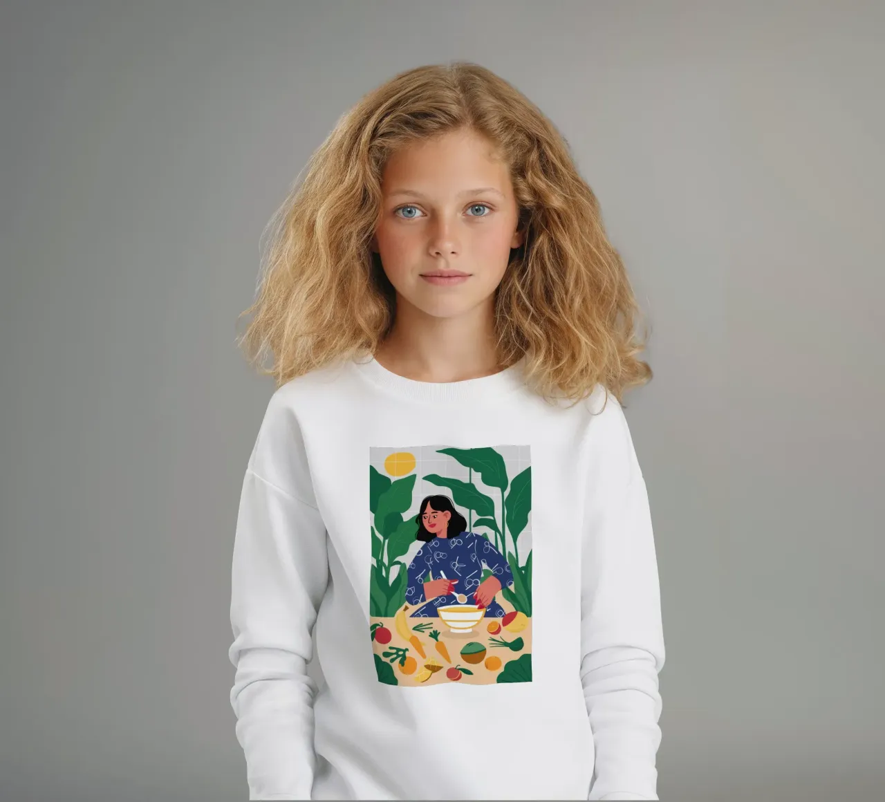 Cereali e frutti di bosco felpa bambino da Pale Aura