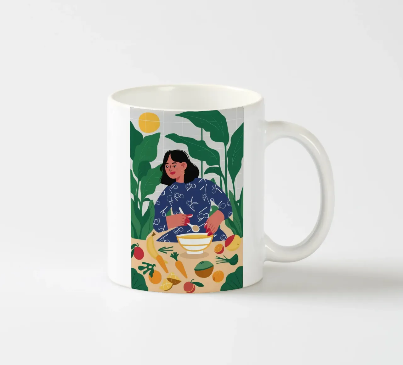 Cereali e frutti di bosco tazza in ceramica da Pale Aura