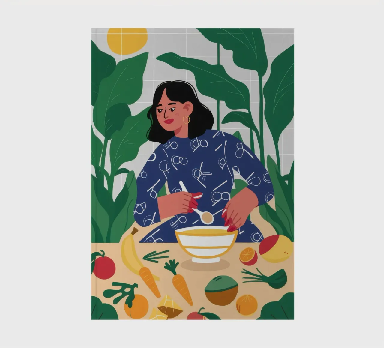 Cereal and Berries notebook by Pale Aura