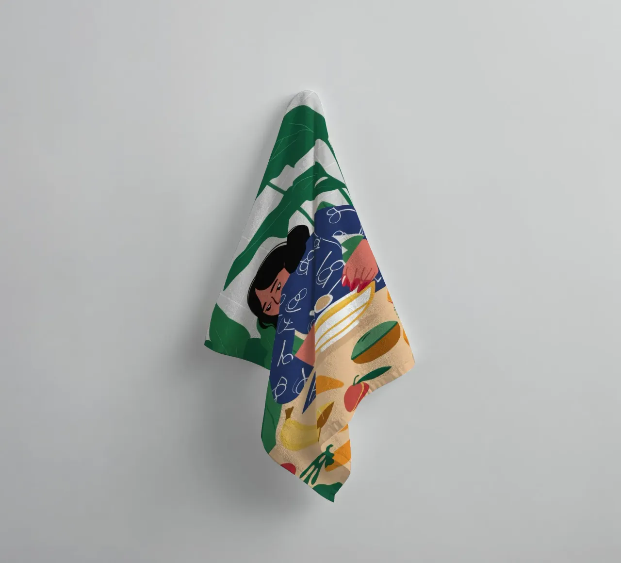 Cereal and Berries towel by Pale Aura