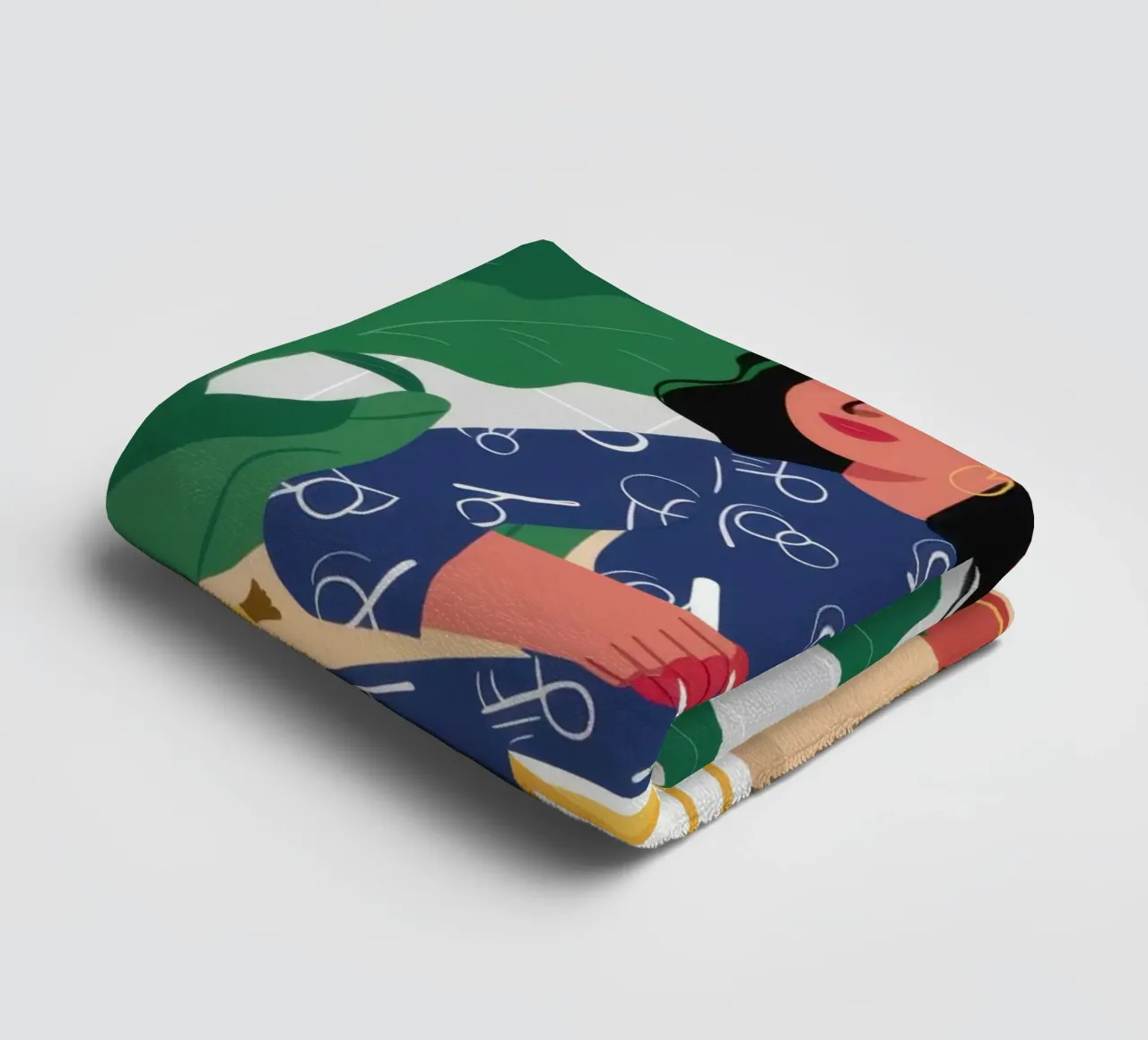 Cereal and Berries towel by Pale Aura
