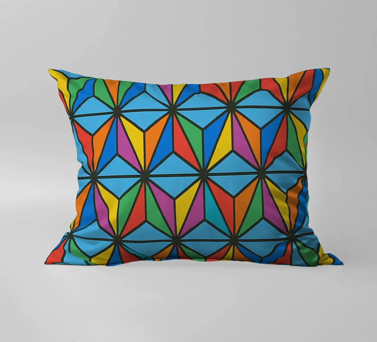 abstract diamond lines vector decorative cushion by oneway