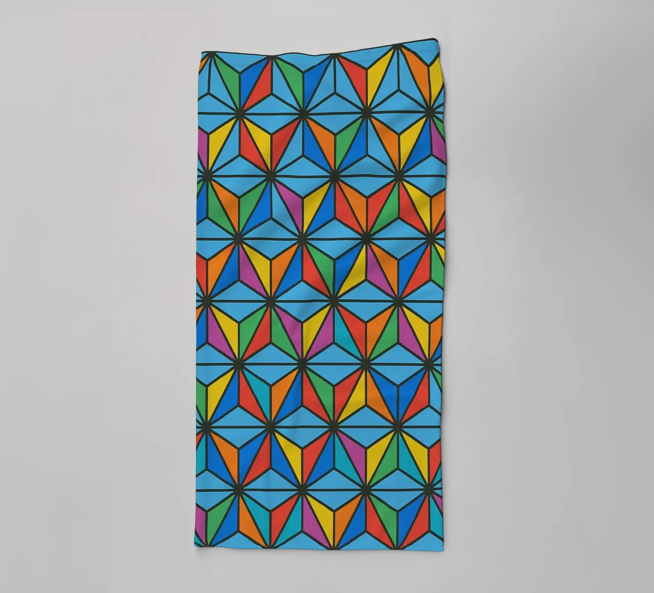 abstract diamond lines vector towel by oneway