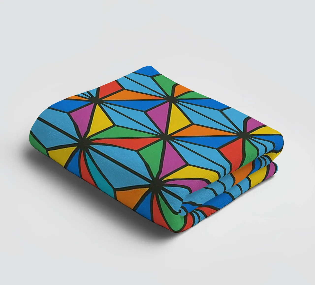 abstract diamond lines vector towel by oneway