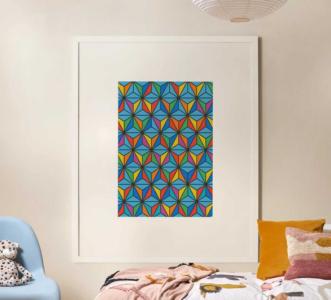 abstract diamond lines vector poster by oneway