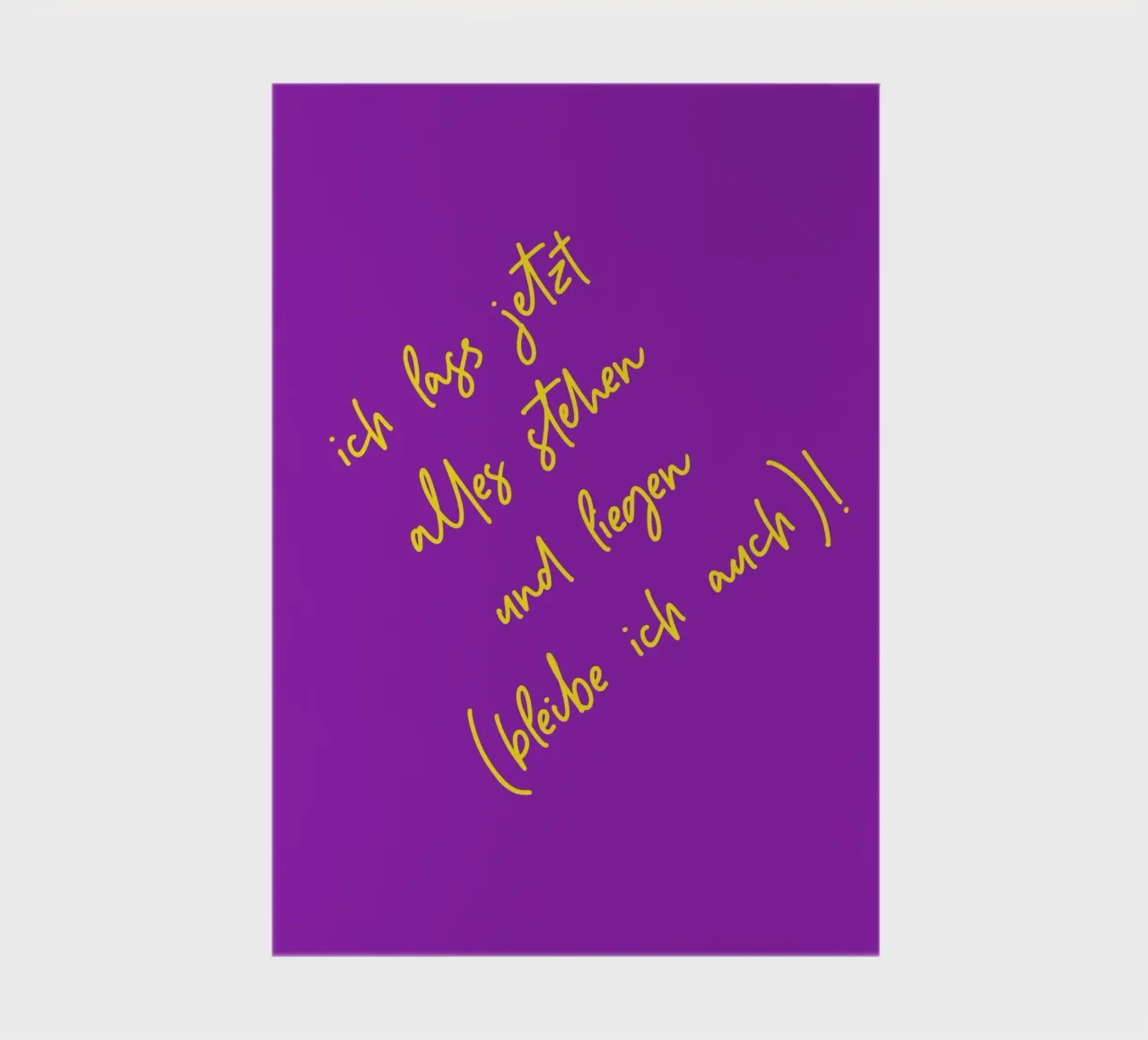 Ich lass jetzt alles stehen und liegen (bleibe ich auch) notebook by maramirage