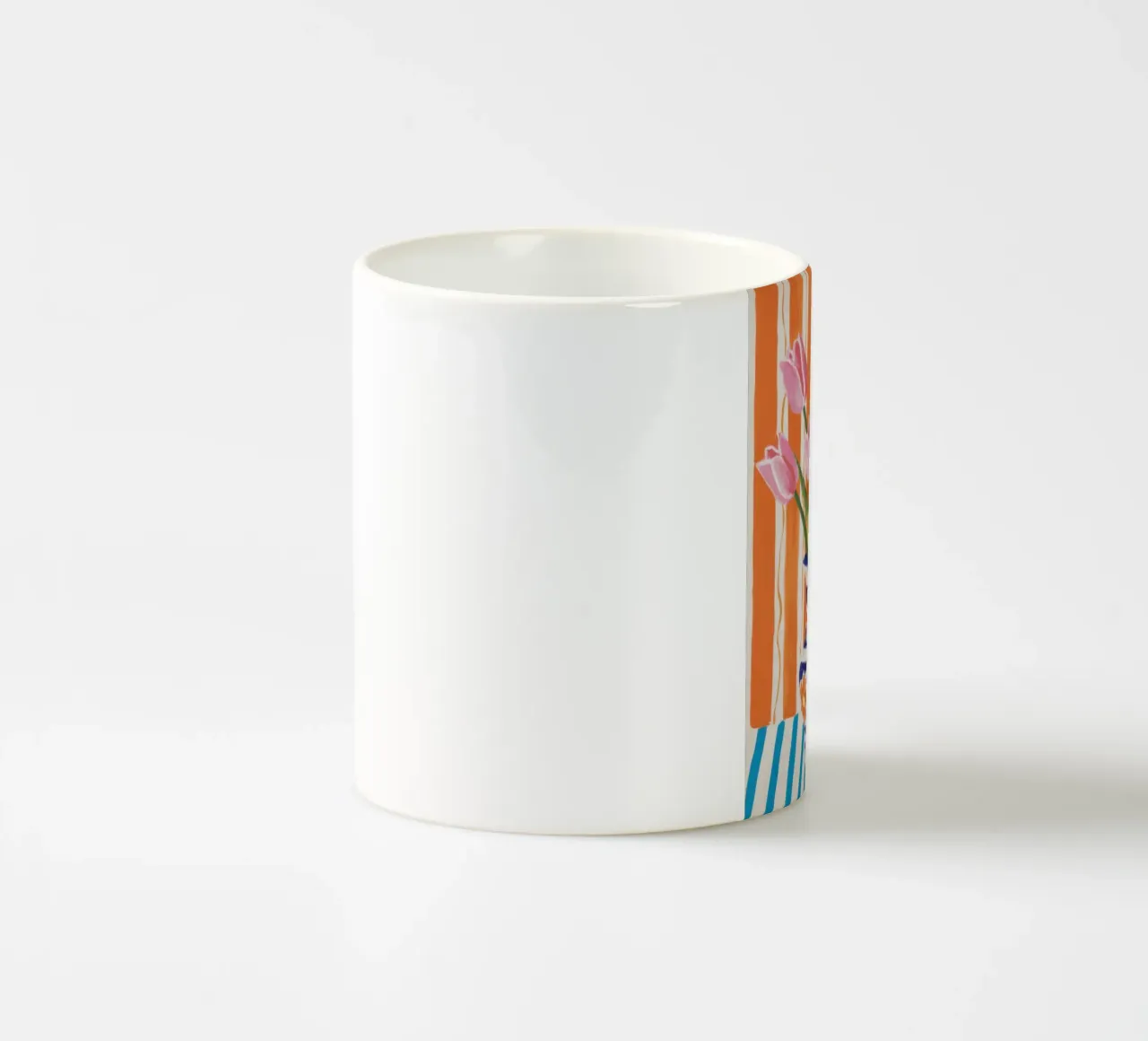 Tazza Tulipani a righe tazza in ceramica da Sentinel Glow