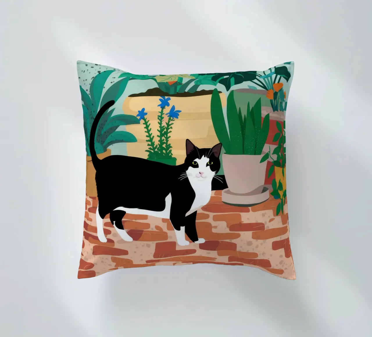 Pavimento piastrellato Gatti cuscino da Marigold Tiga