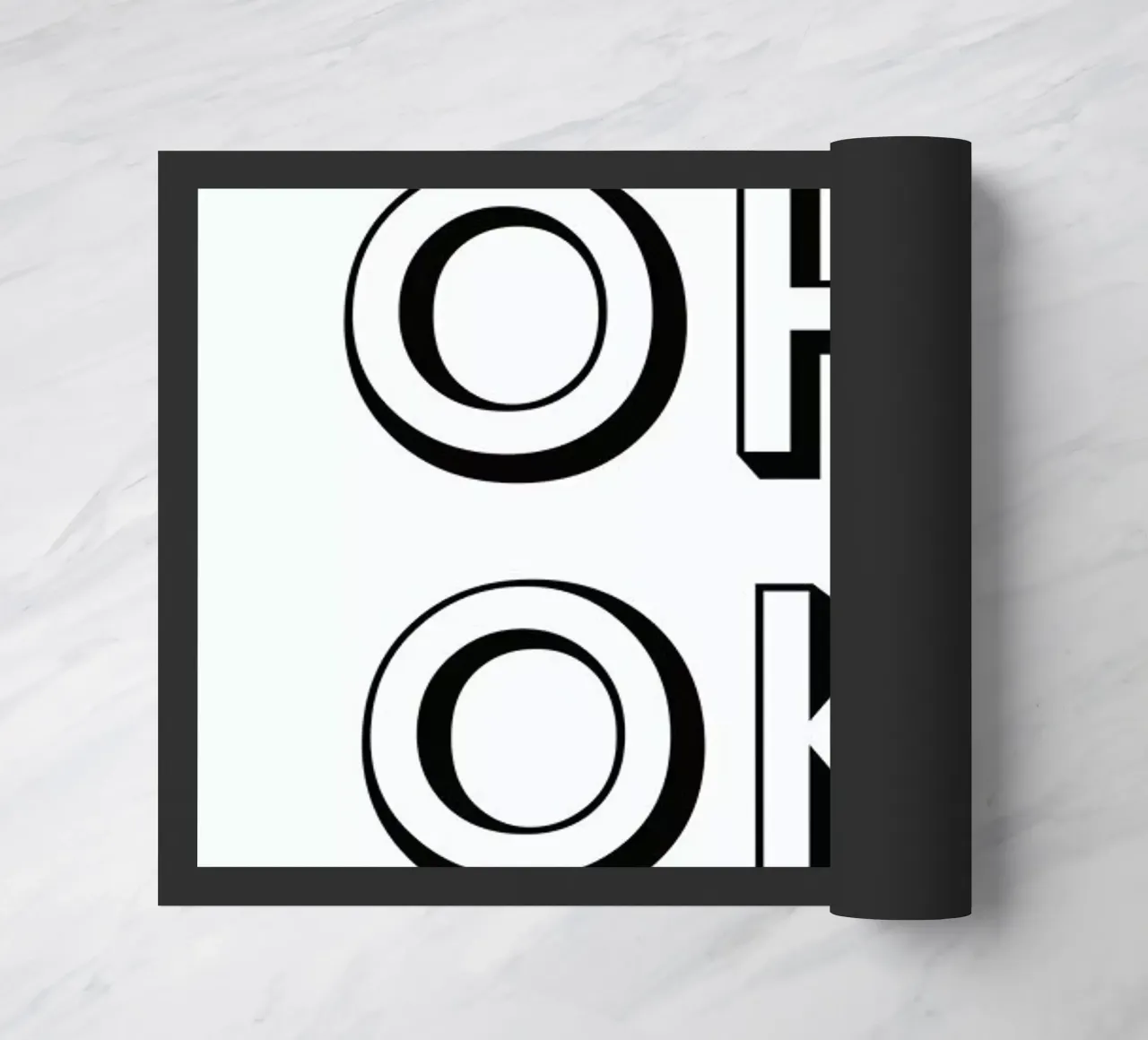 Oh ok doormat by Magdalena Lindstedt