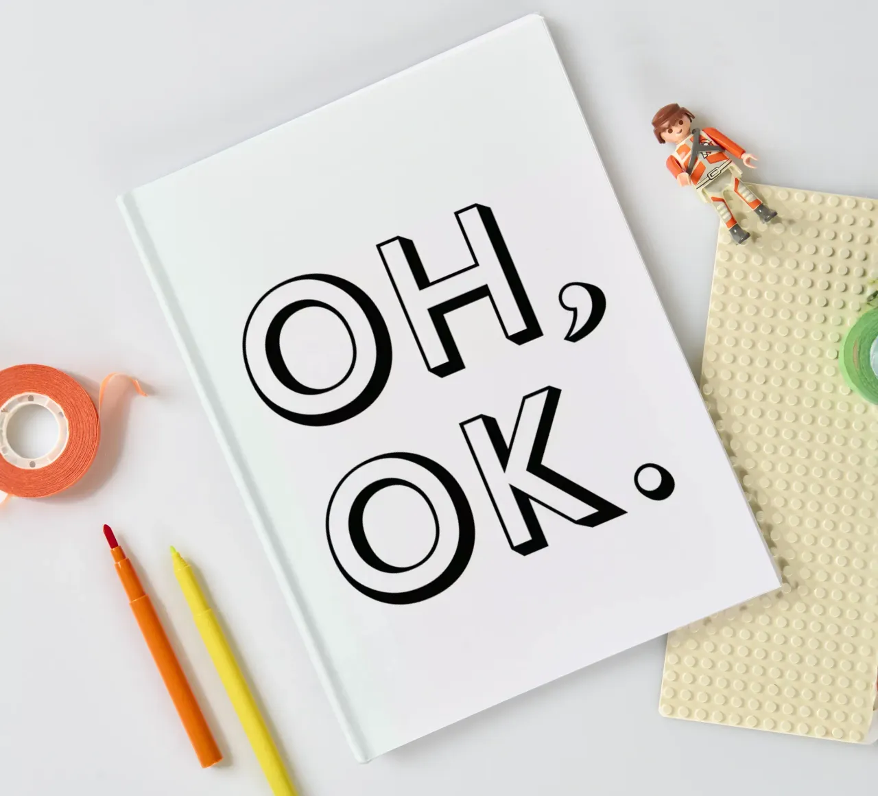 Oh ok notebook by Magdalena Lindstedt