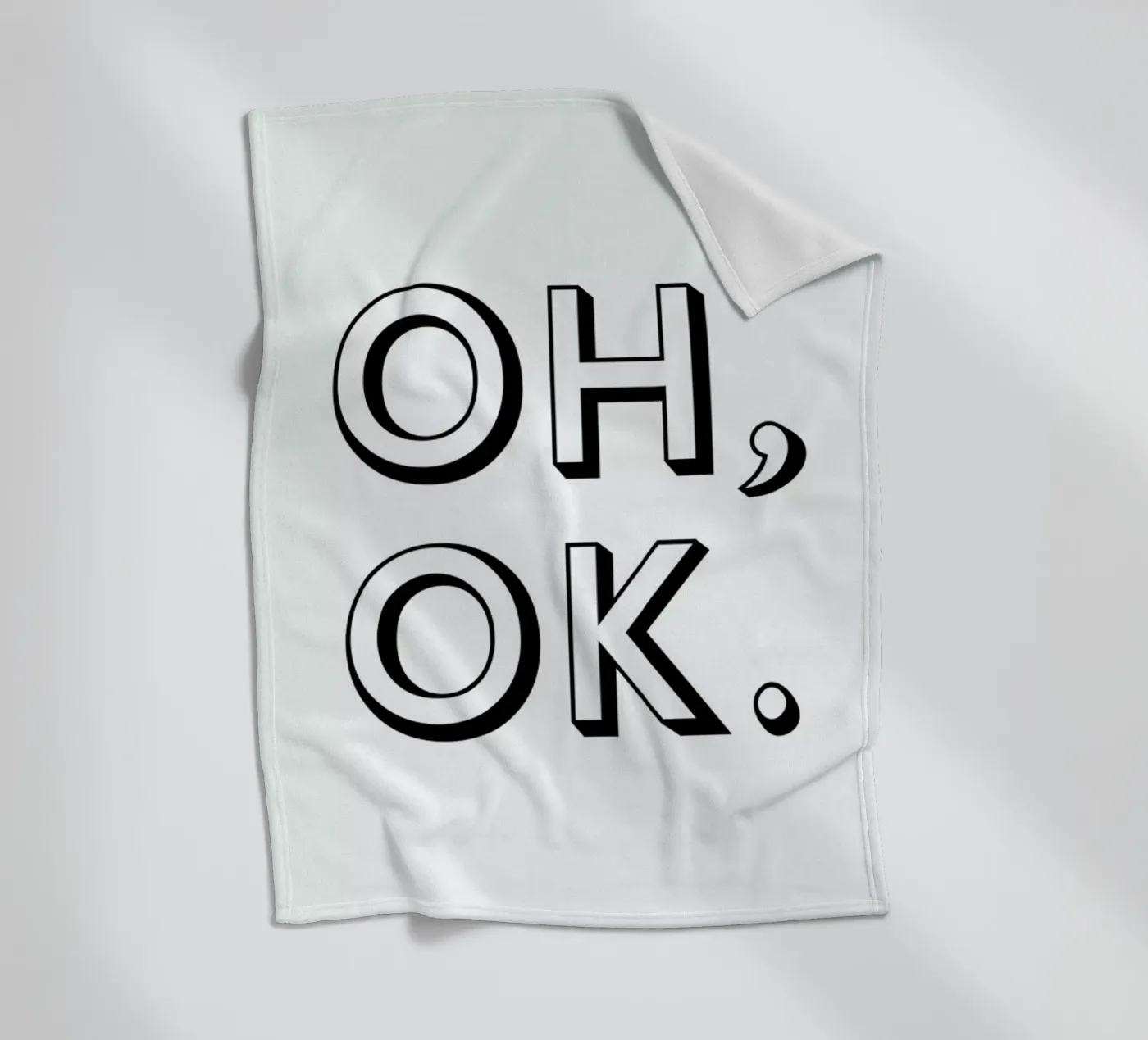 Oh ok Fleecedecke von Magdalena Lindstedt