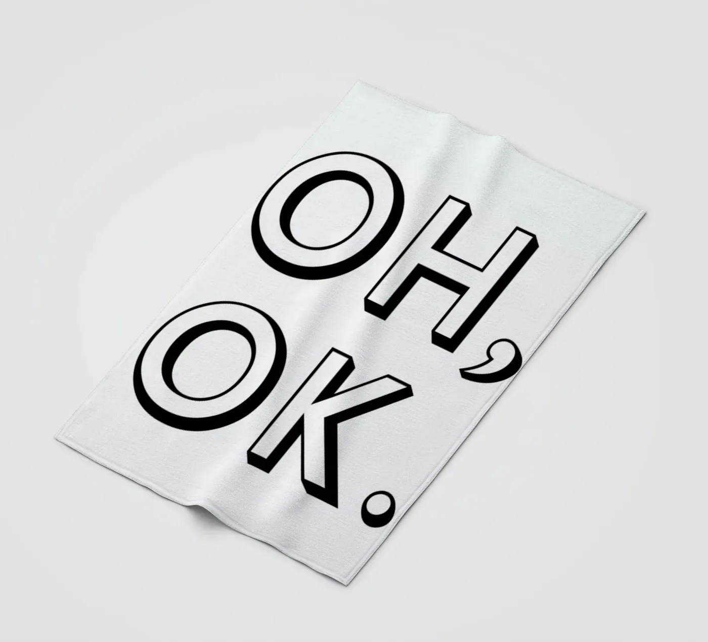 Oh ok Fleecedecke von Magdalena Lindstedt