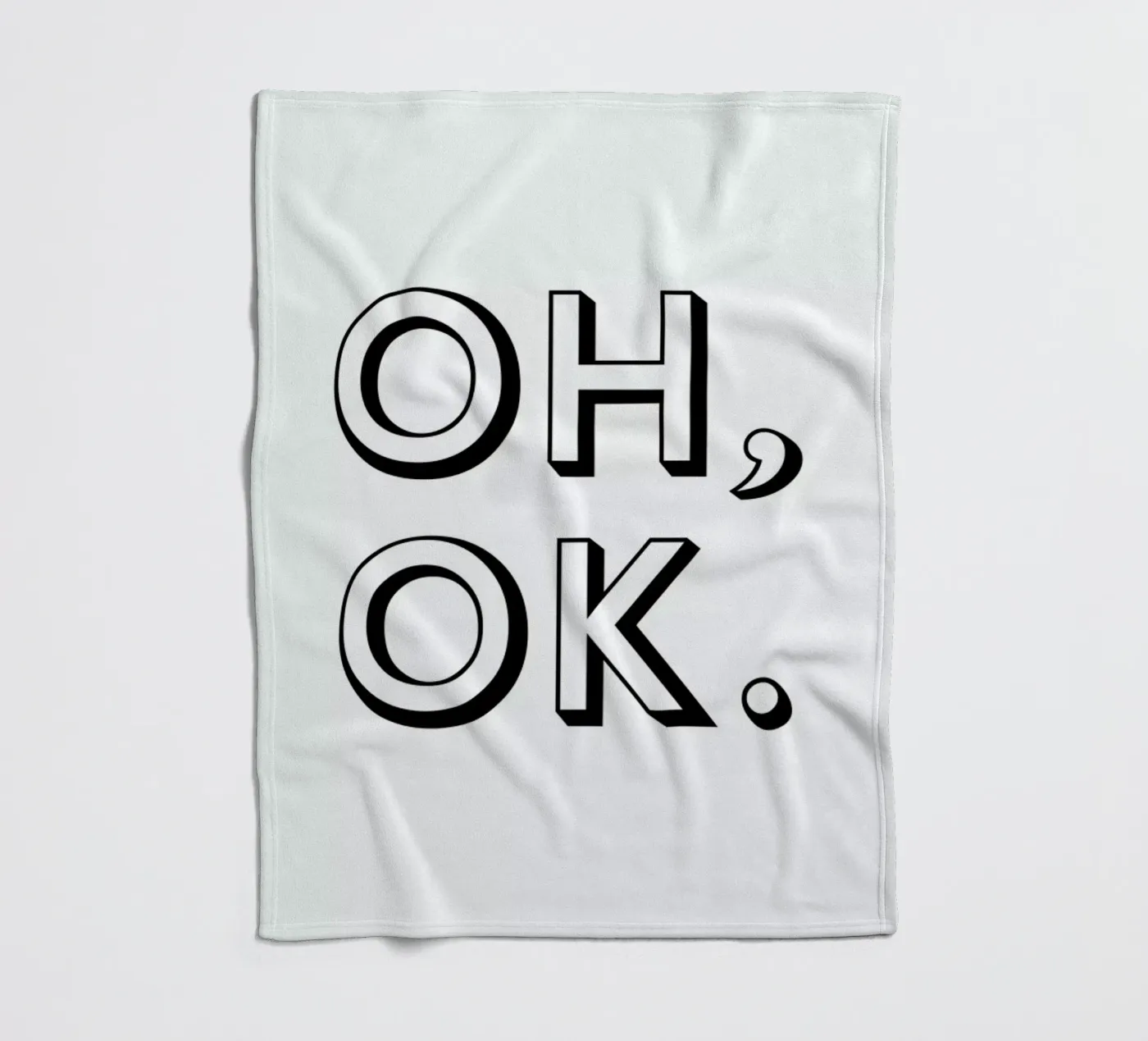 Oh ok Fleecedecke von Magdalena Lindstedt