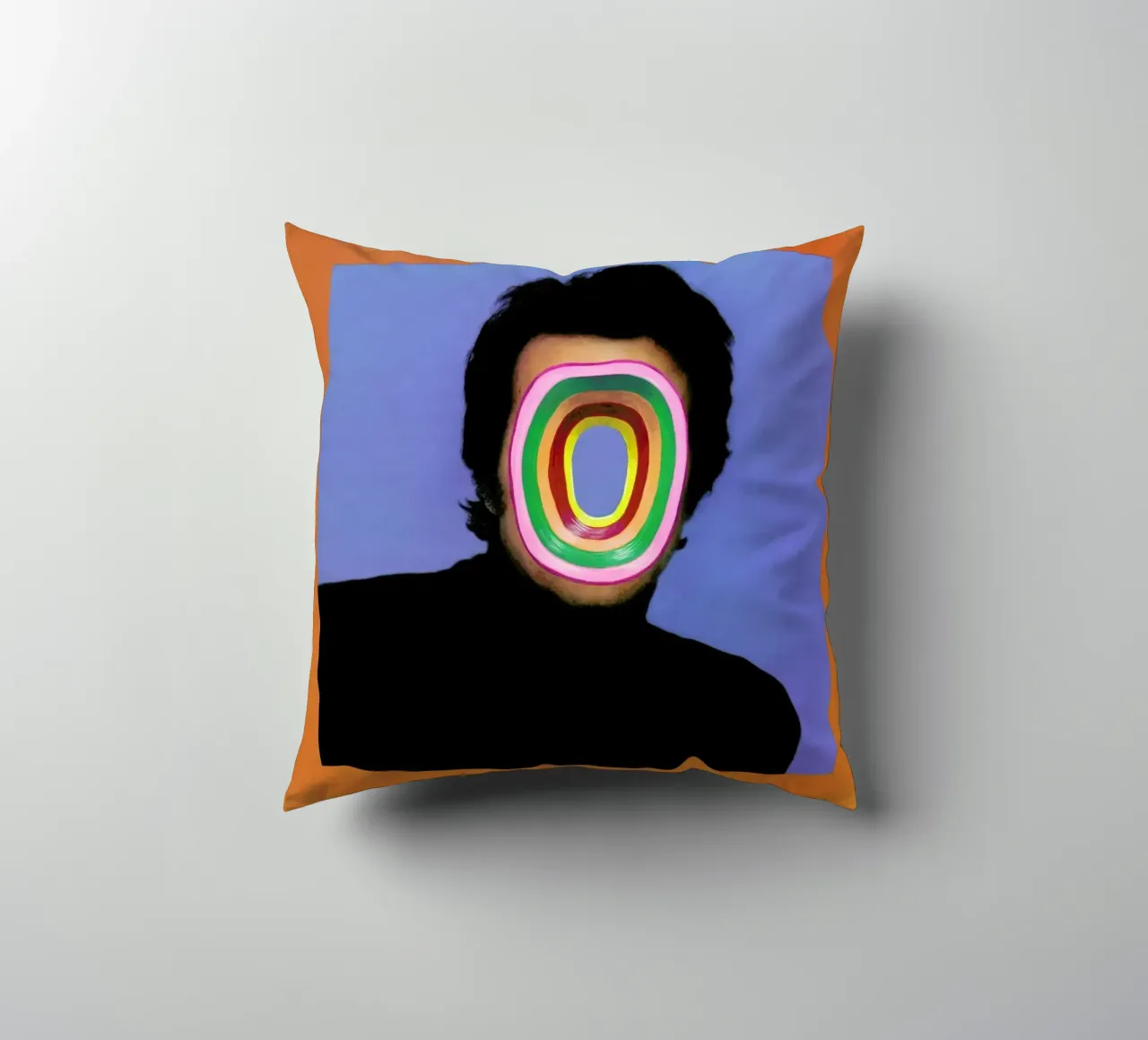 You Smile The Story Begins decorative cushion by Famous When Dead
