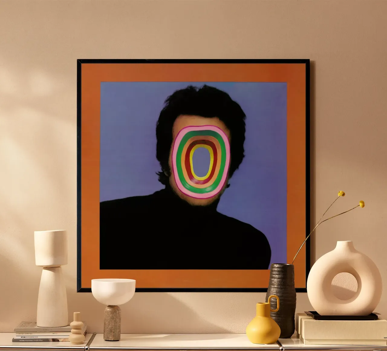 You Smile The Story Begins poster con telaio in legno da Famous When Dead