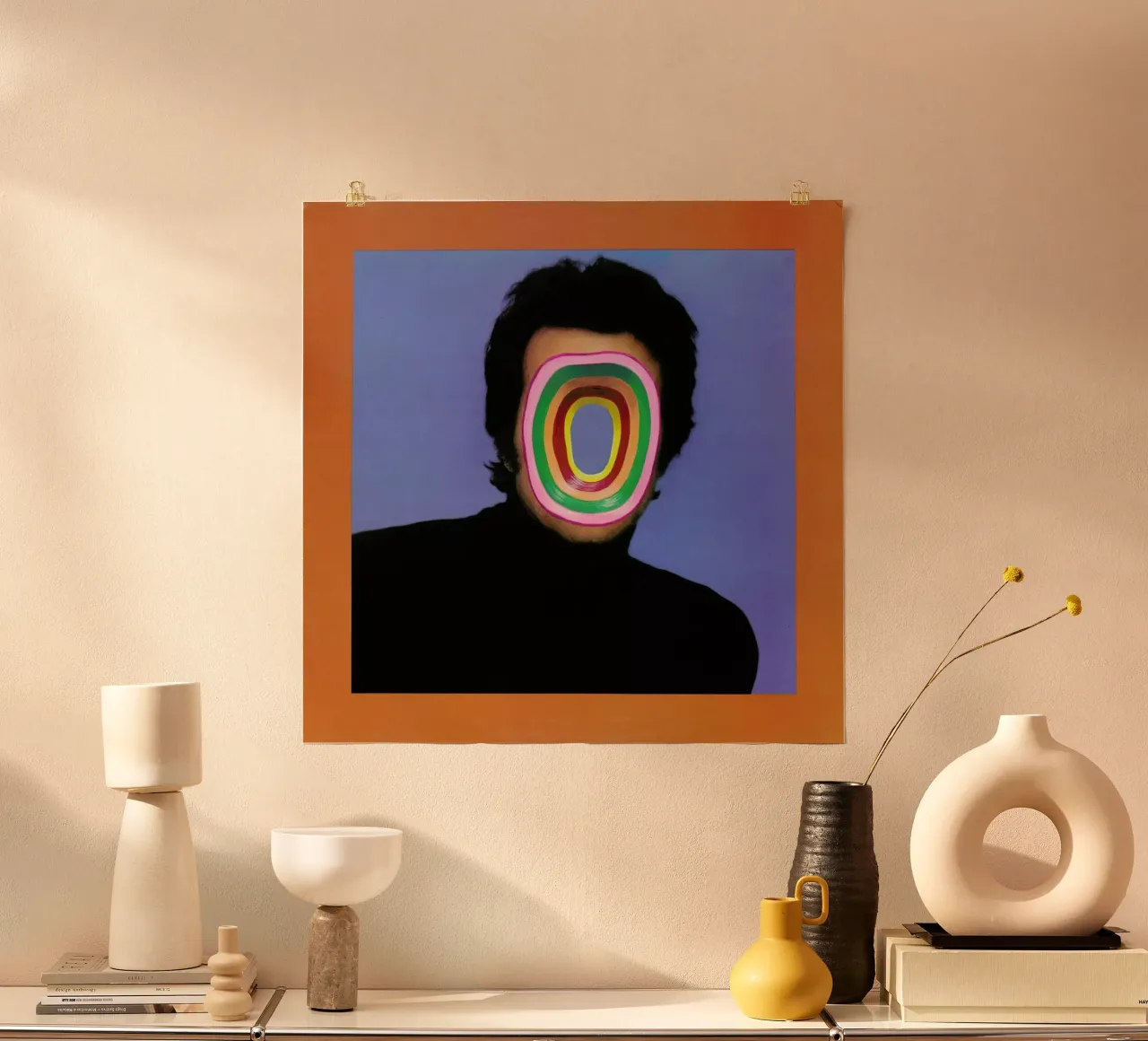 You Smile The Story Begins poster con telaio in legno da Famous When Dead