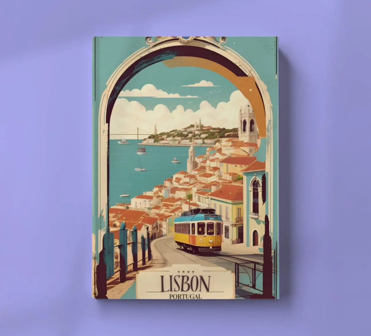 Lisbona Poster Bellezza portoghese diario da muench benjamin