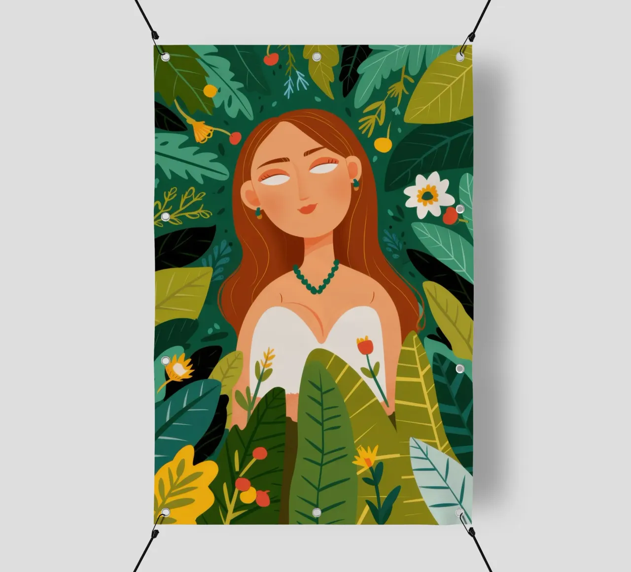 Bellezza del giardino d'aranci telo in pvc da Marigold Tiga
