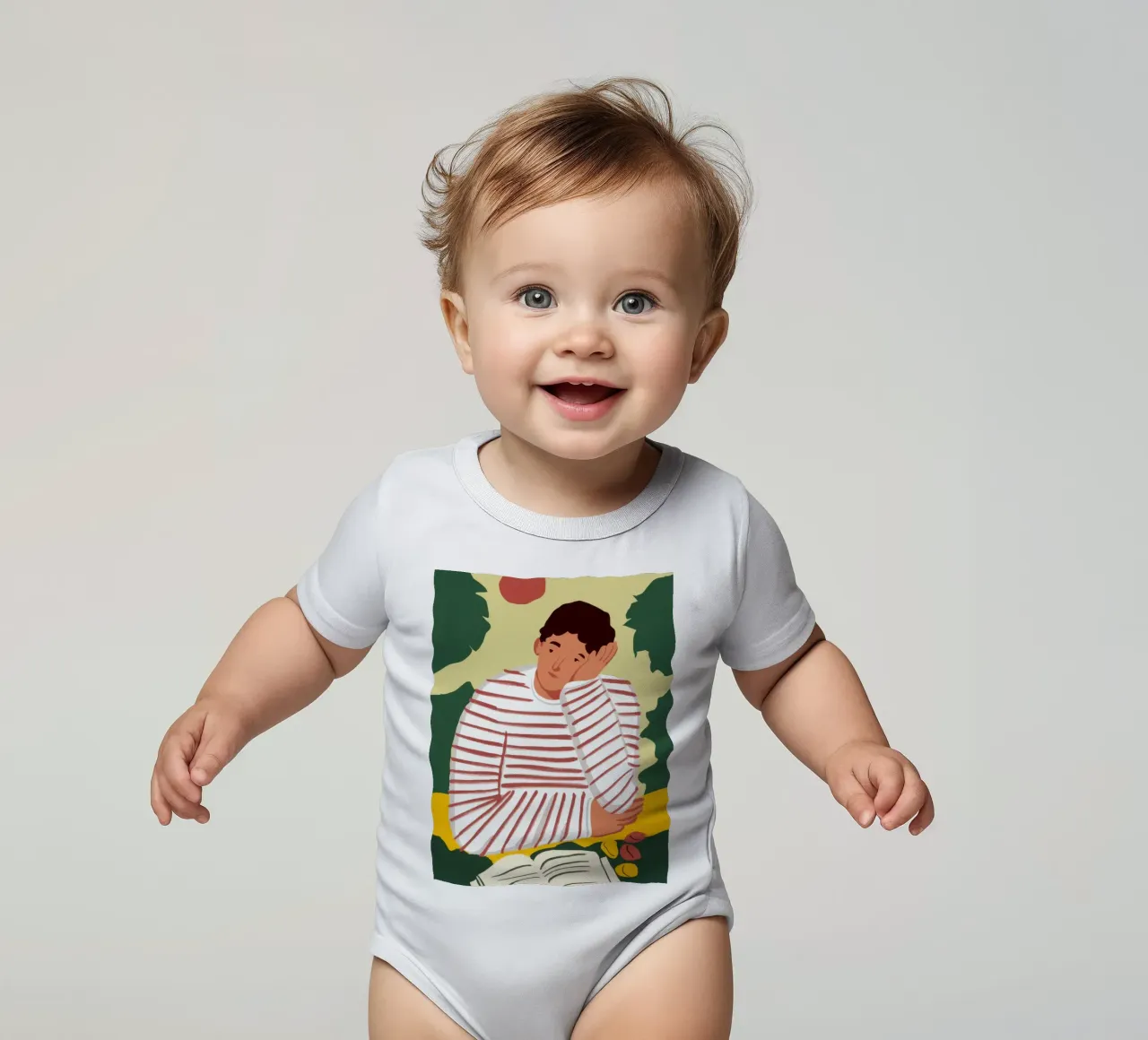 Camicia a righe Sanctuary body neonato maniche corte da Pale Aura
