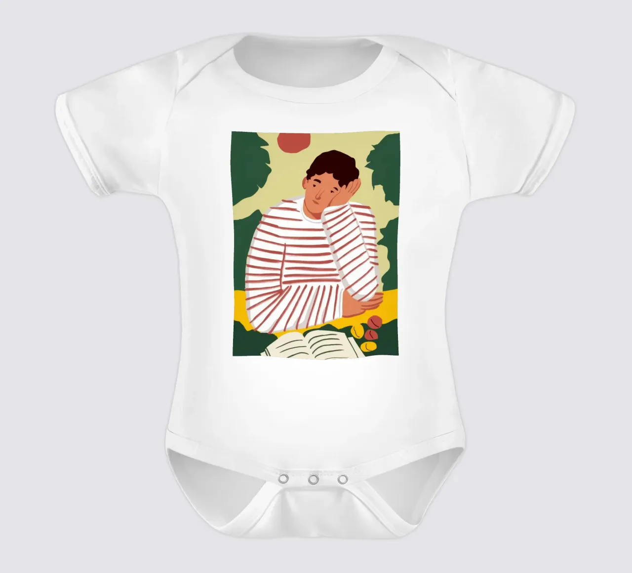 Camicia a righe Sanctuary body neonato maniche corte da Pale Aura