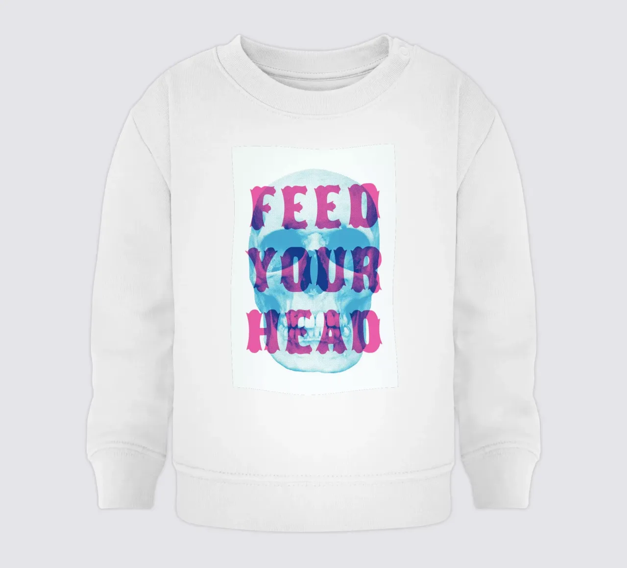 FEED YOUR HEAD felpa neonato da The Indoor Type