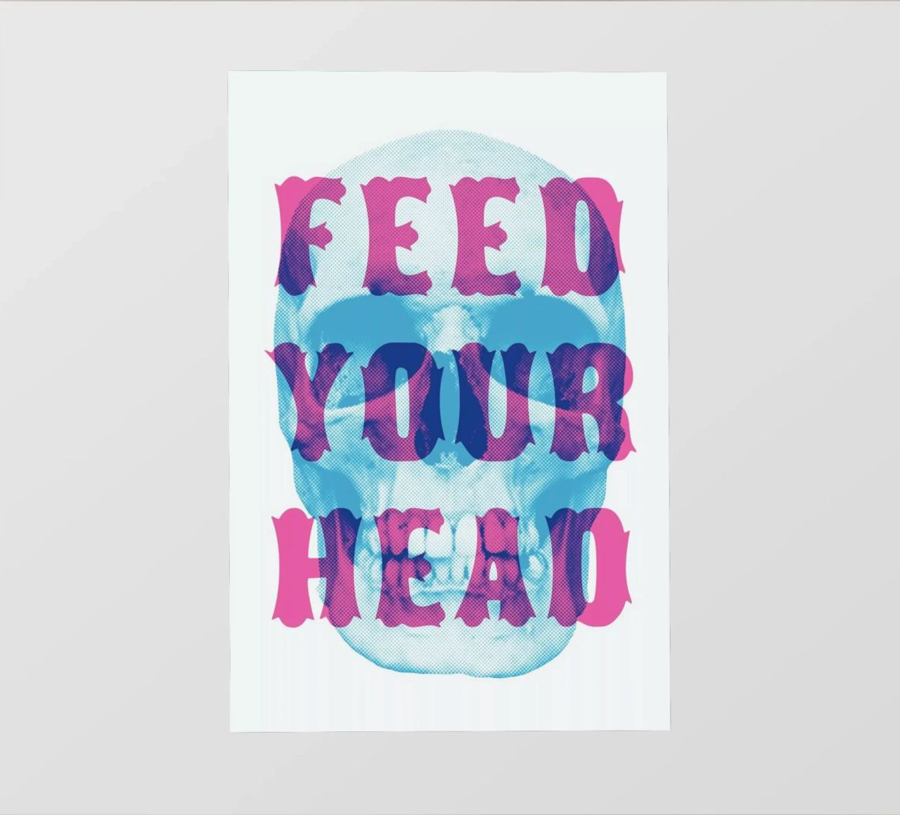 FEED YOUR HEAD pellicola backlit da The Indoor Type