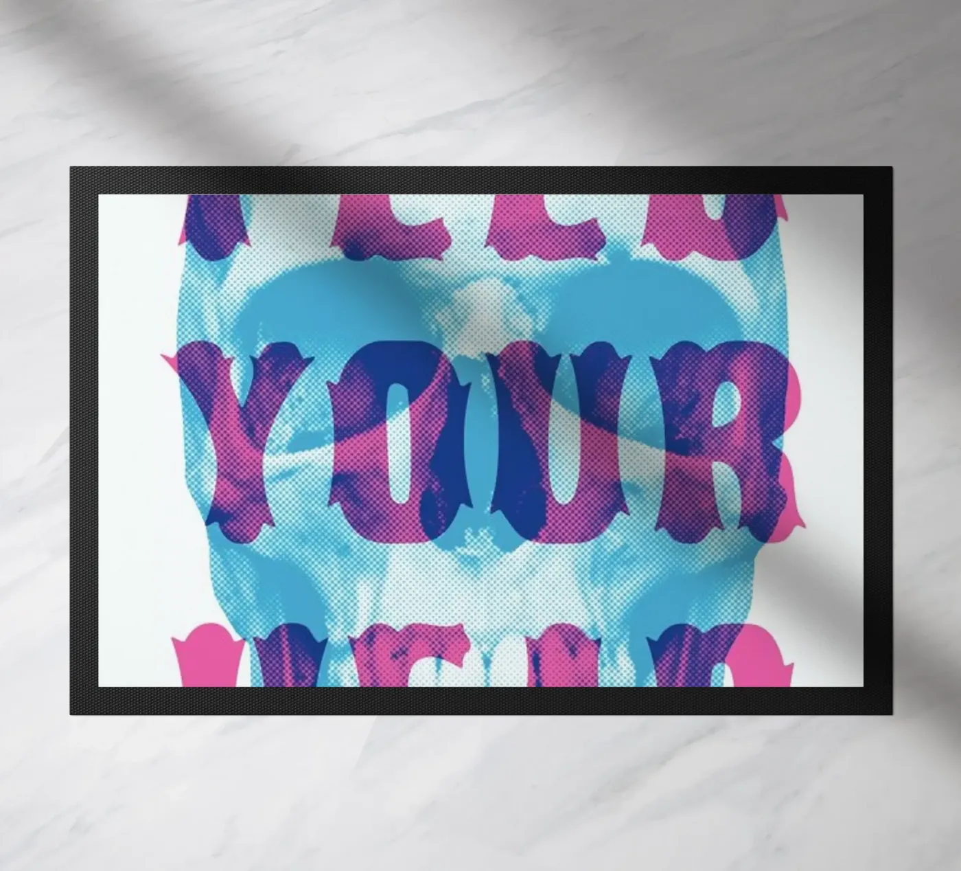 FEED YOUR HEAD deurmat van The Indoor Type
