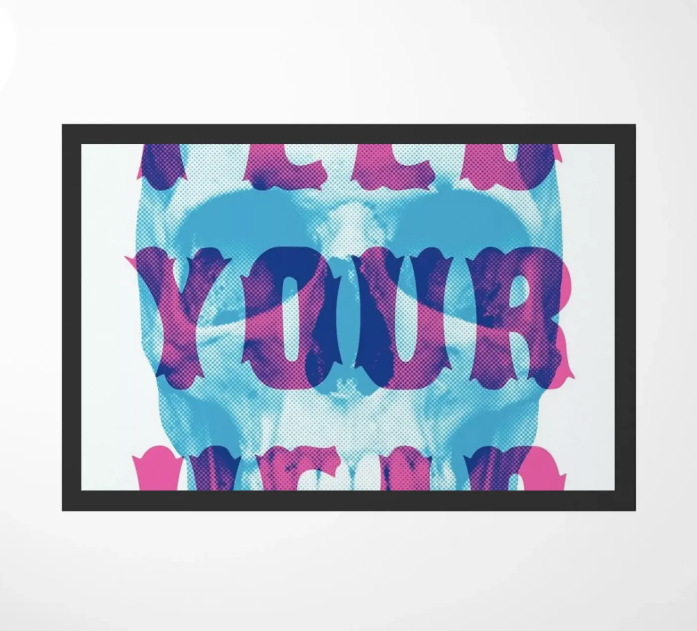 FEED YOUR HEAD deurmat van The Indoor Type