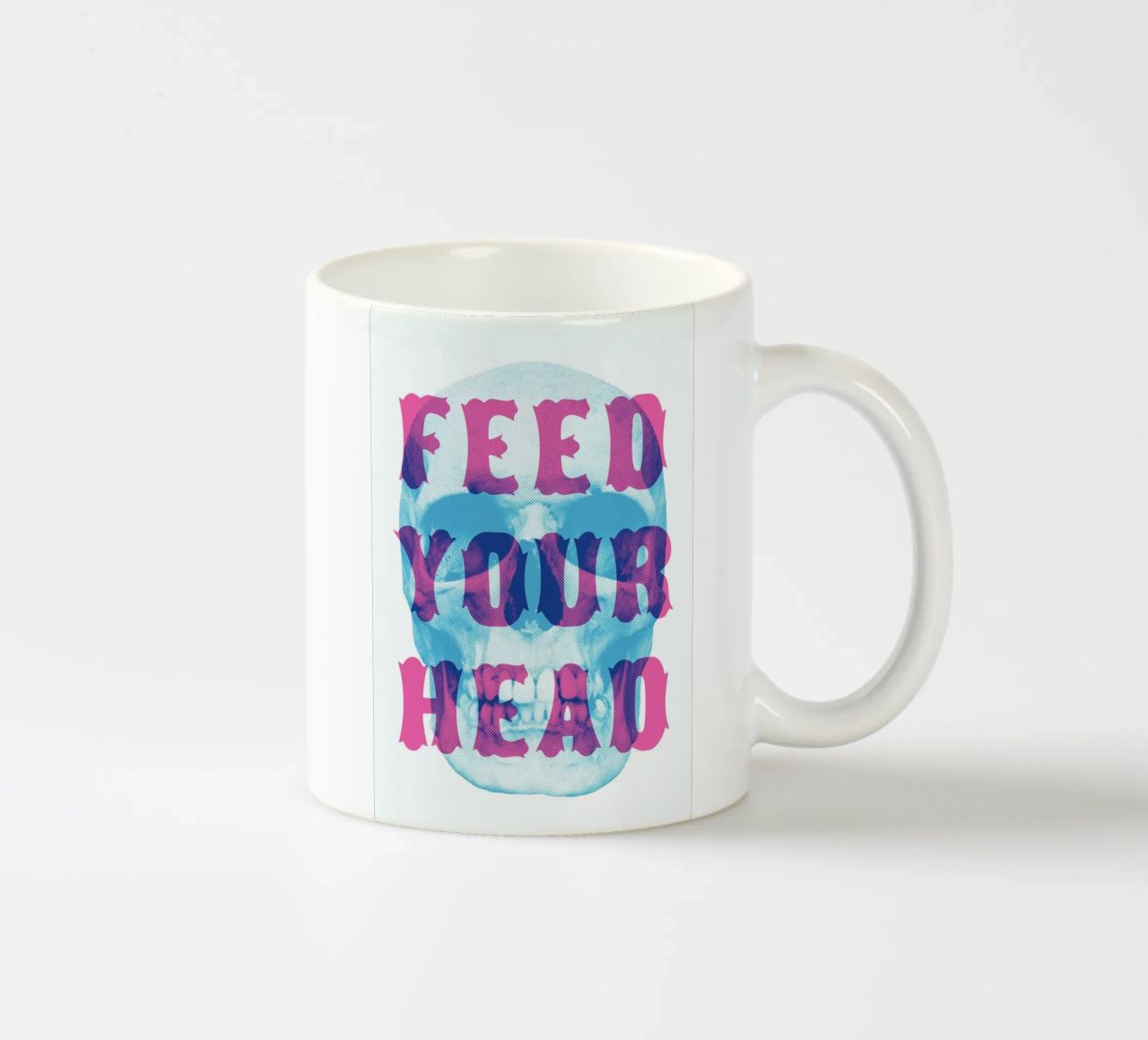 FEED YOUR HEAD tazza in ceramica da The Indoor Type