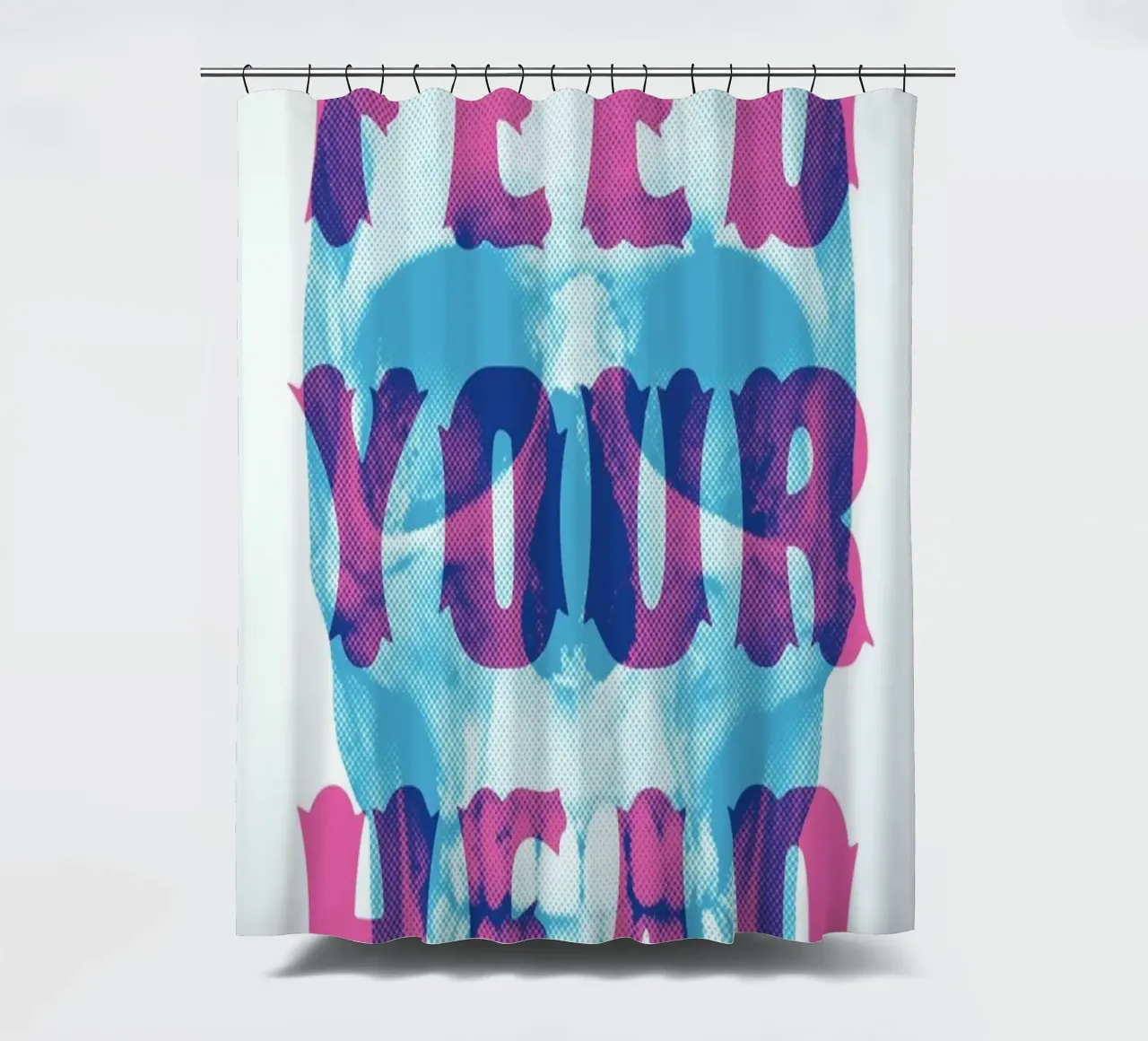 FEED YOUR HEAD Duschvorhang von The Indoor Type